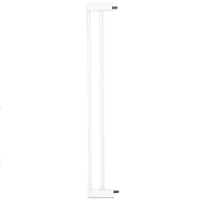 Baby Safe - Metal Safety LED Gate with 10cm Extension - White