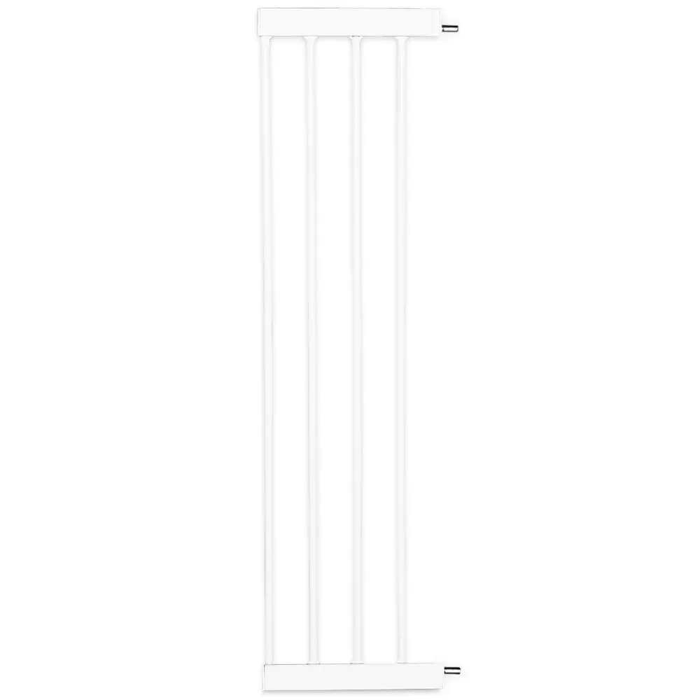 Baby Safe - Metal Safety LED Gate w/t 20cm Extension - White