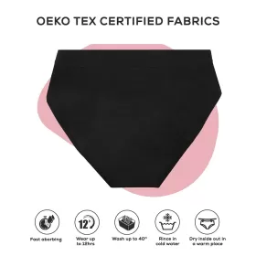 Core Comfort Cotton Period Pants - Black, 2XL