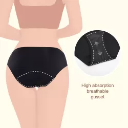 Core Comfort Seamless MAX Period Pants - Black, L/XL