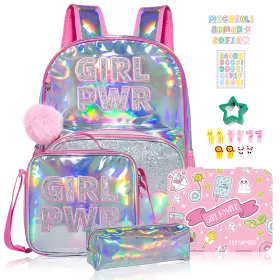 Eazy Kids Back to School Combo Set of 4 Girl Power-Pink