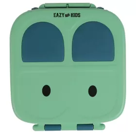 Eazy Kids Bento Box wt Insulated Lunch Bag Combo-Green