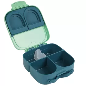 Eazy Kids Bento Box wt Insulated Lunch Bag Combo-Green