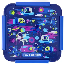 Eazy Kids Lunch Box Set, Astronauts - Blue