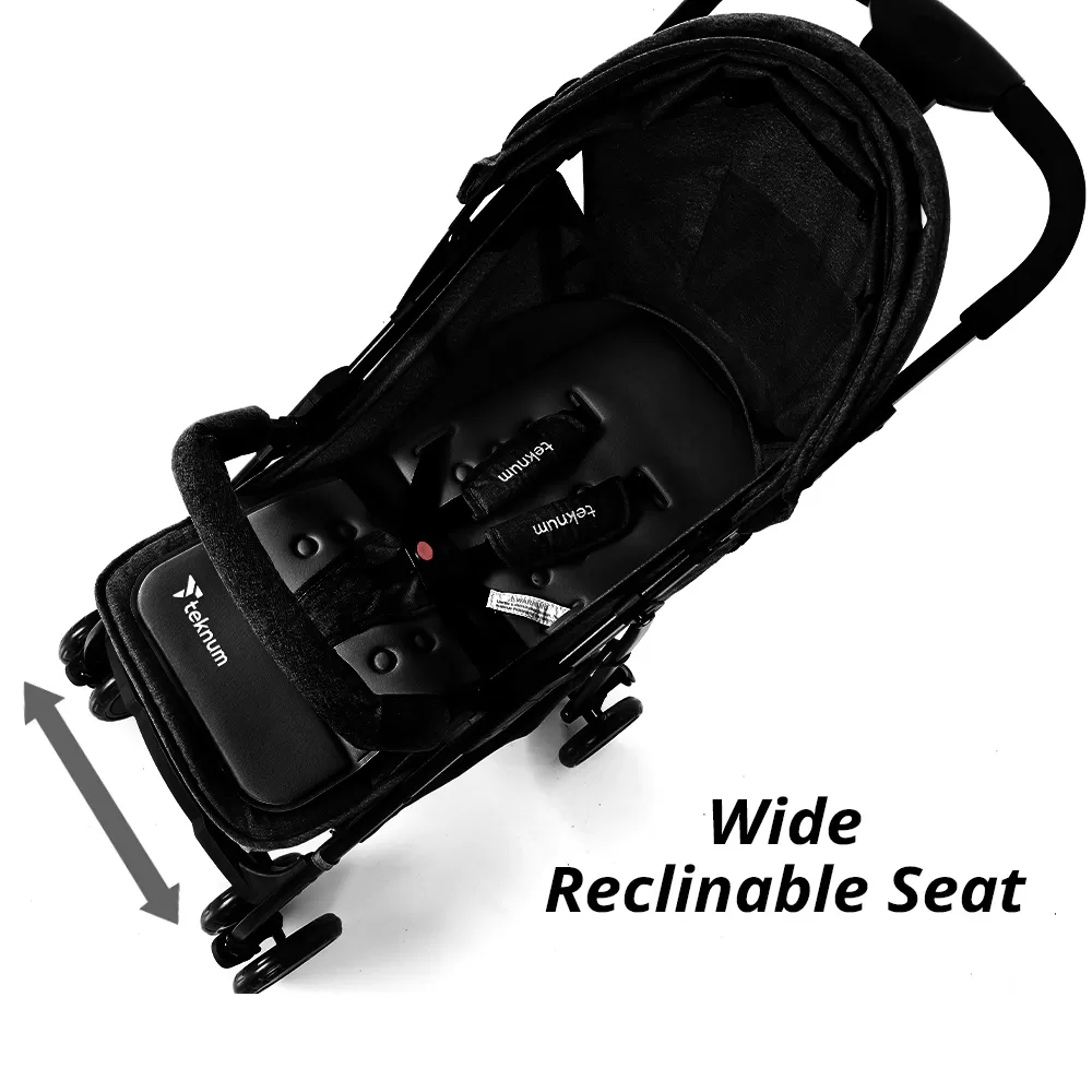 Teknum Trip Stroller Diaper Bag Combo - Black