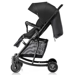 Teknum Stroller With Rocker with Pink Fashion Diaper tote Bag- Black