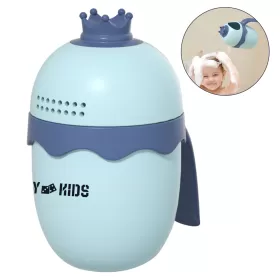 Eazy Kids Royal Baby Head Shampoo Wash Rinse Shower Mug - Blue, 500ml