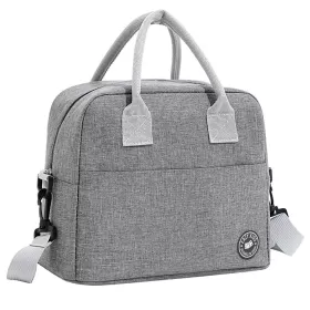Eazy Kids Bento Boxes wt Insulated Lunch Bag Combo- Love Saudi Grey