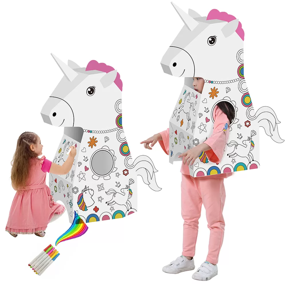 Eazy Kids - Doodle Art &amp; Craft Coloring Wearable Unicorn