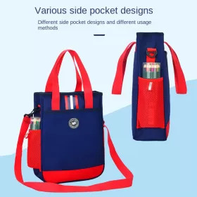 Eazy Kids Ergonomic Multipurpose School / Lunch Bag - Red Blue