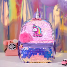 Eazy Kids Unicorn Sparkle Backpack-Pink