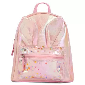 Eazy Kids-School Backpack-Rabbit Pink