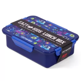Eazy Kids Lunch Box, Astronauts - Blue, 850ml