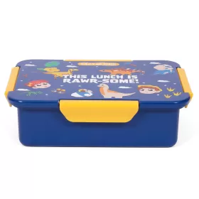 Eazy Kids Lunch Box, T-Rex - Blue, 850ml