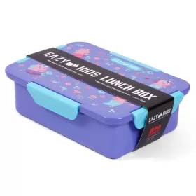Eazy Kids Lunch Box, Mermaid - Purple, 850ml