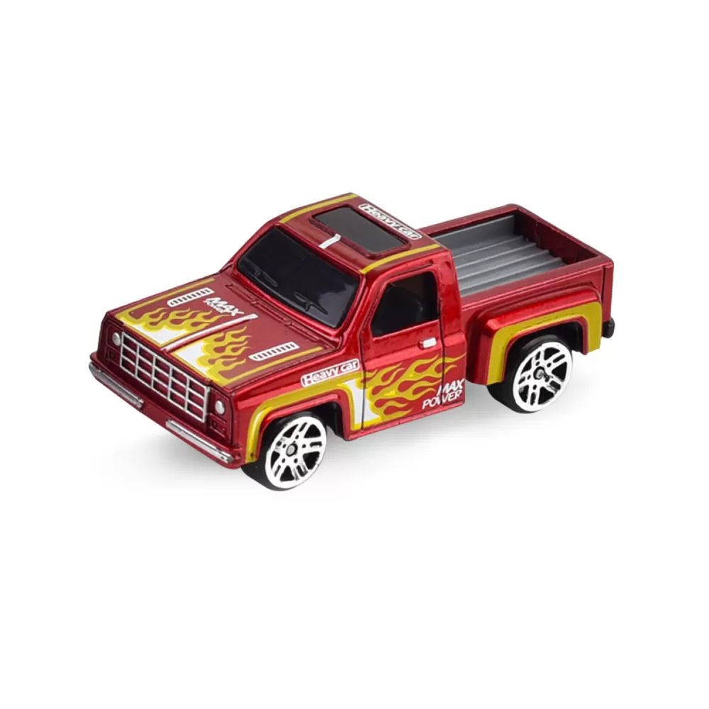 Little Story Alloy Sliding Pickup Toy Truck (6 Pcs)-Multicolor