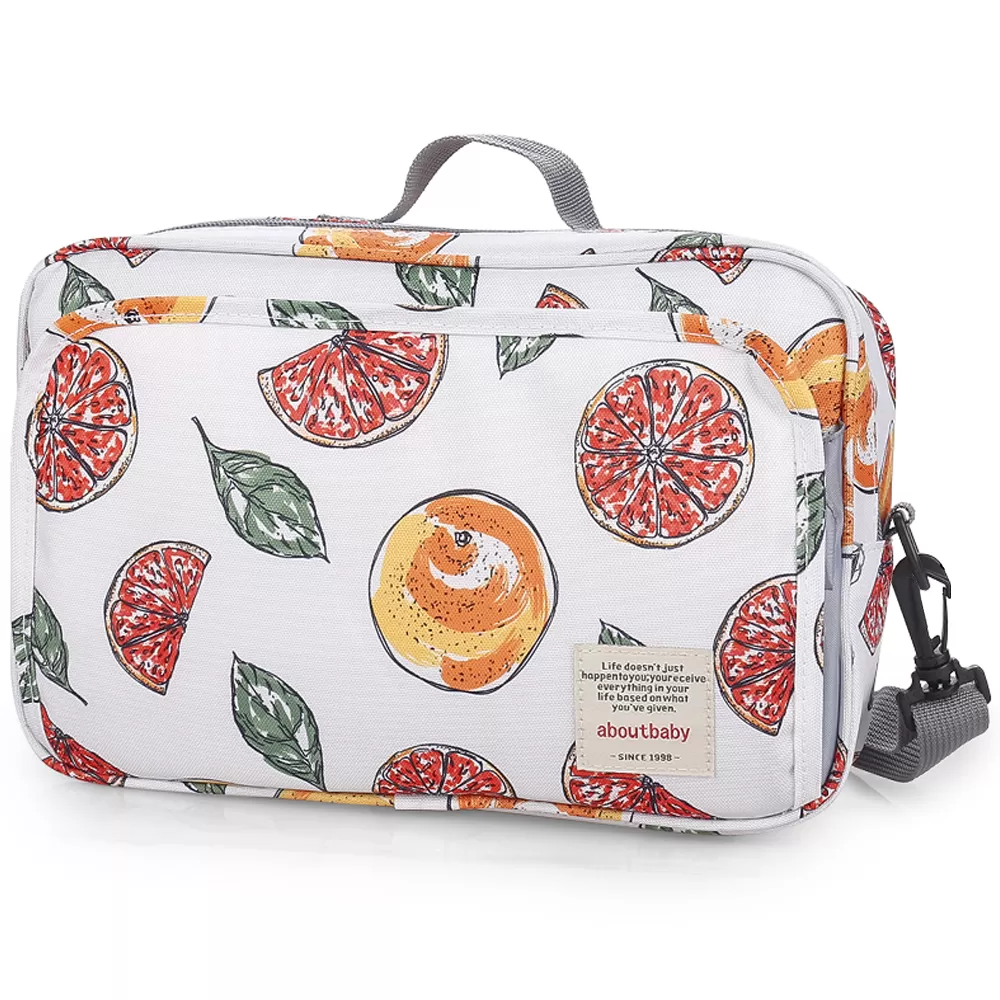 Little Story Baby Diaper Changing Clutch Kit-Fruity White