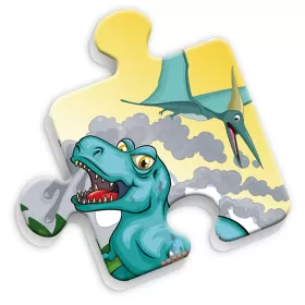 Little Story Jumbo Floor Jigsaw Puzzle Educational & Fun Game (Dinosaurs World)- 35 pcs