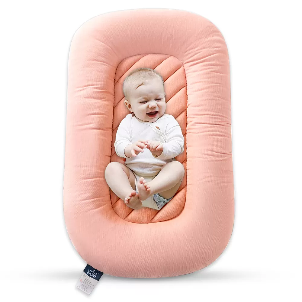 Little Story Portable Lounger Sleeping Pod - Pink