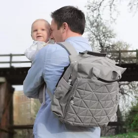 Little Story Styler Diaper Backpack - Grey