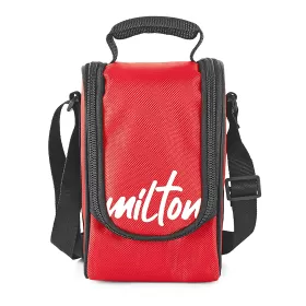 Milton Tasty 4 Stainless Steel Containers wt Lunch Bag Red