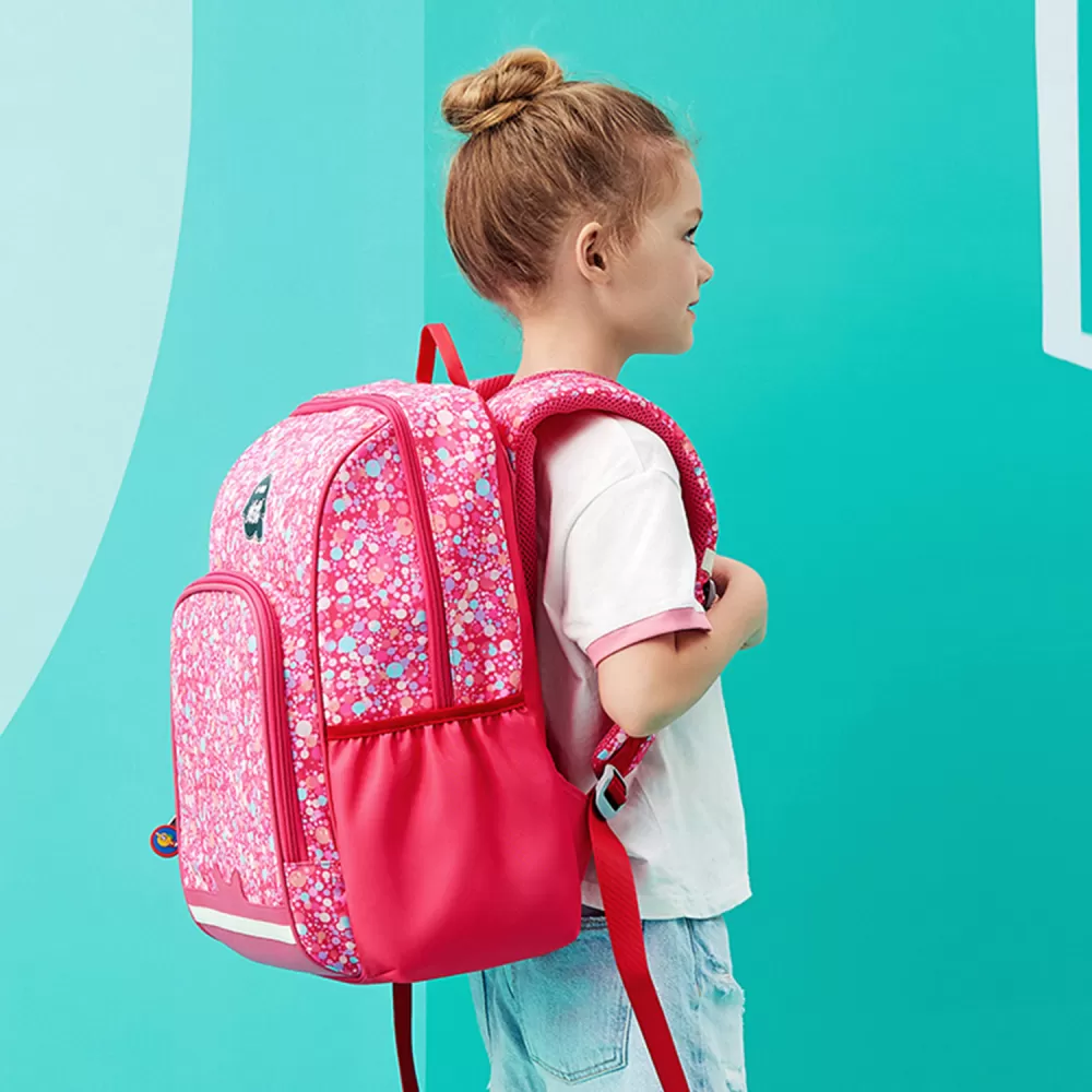 Nohoo School Bag-Retro Pink