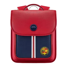Nohoo Preppy Spine Protection School Backpack for 0-5 Grade Primary Students-Red