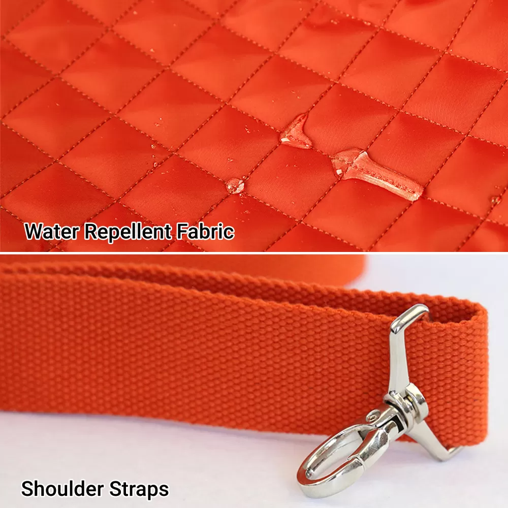 Sunveno Fashion Diaper Bag- Orange