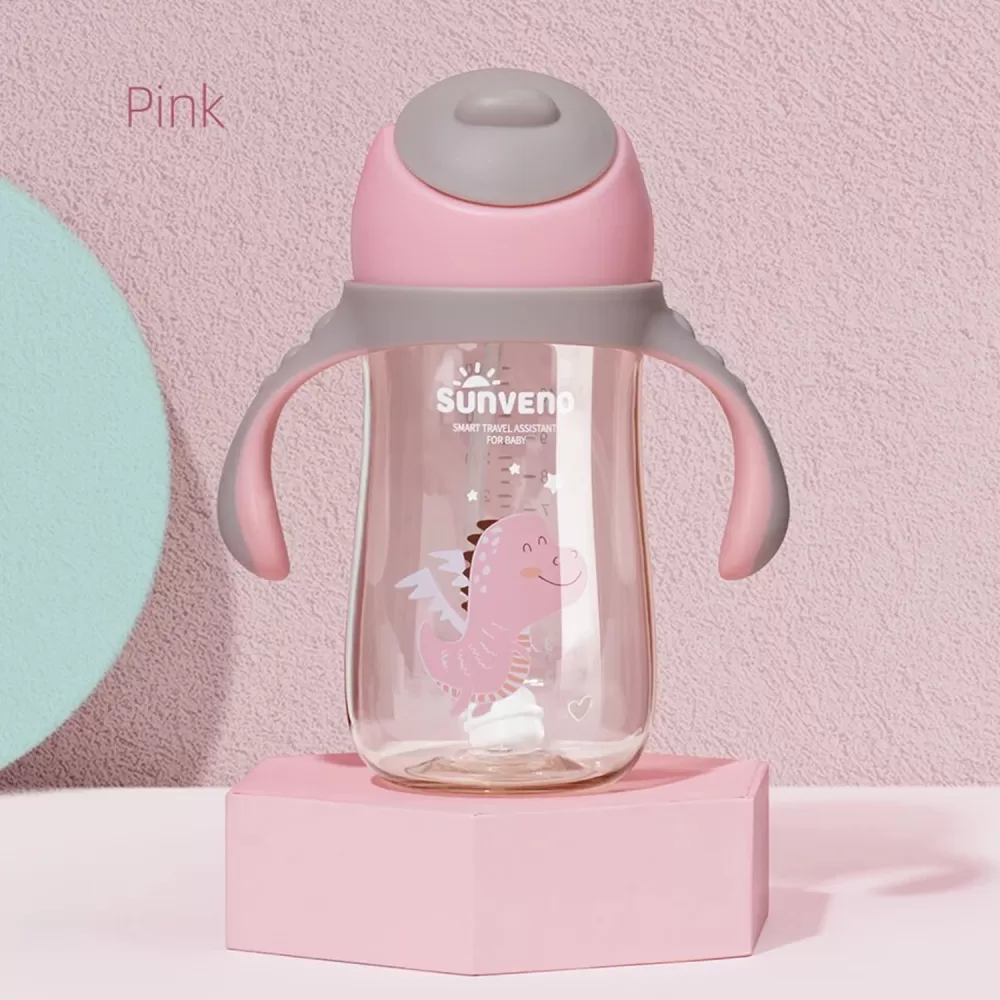 Sunveno Water Cup/Feeding Botle 300ml - Pink