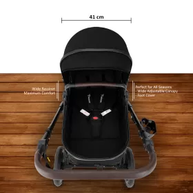 Teknum 3in1 Compacto Travel Stroller - Black