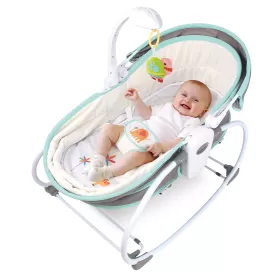 TEKNUM 5 - in - 1 Cozy Rocker Bassinet with Awning & Mosquito net - Green