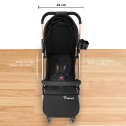 Teknum Explorer Travel Stroller-Black