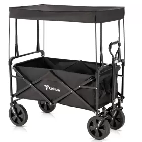 Teknum Folding Cart w/Canopy-Black