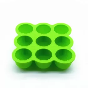 Eazy Kids Plate - Baby Food Freezer Tray - Green