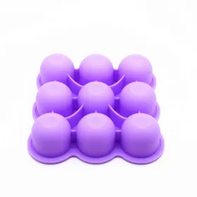 Eazy Kids Plate - Baby Food Freezer Tray - Purple